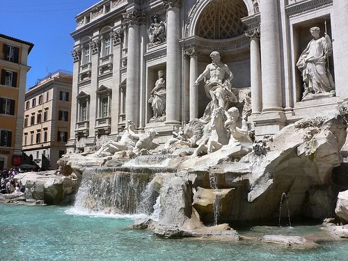 The Trevi Fountain in Rome Photo: Heatheronhertravels.com