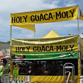 Holy-Guaca-Moly stall at Fiesta Hermosa Photo: WonderfulWanderings.com