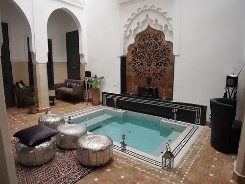 The inner courtyard of Riad Star in Marrakech Photo: Heatheronhertravels.com