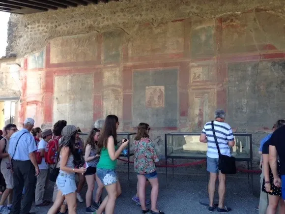 Frescos at Pompeii Photo: Heatheronhertravels.com