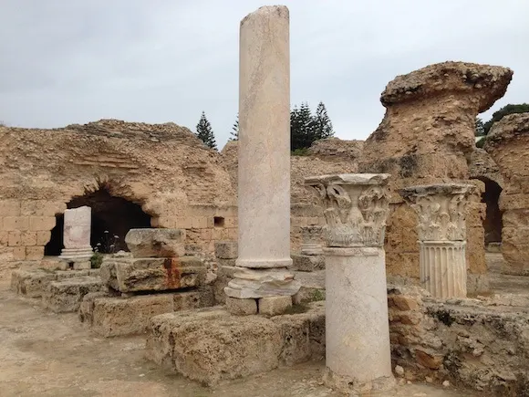 The Antonine baths at Carthage Photo: Heatheronhertravels.com