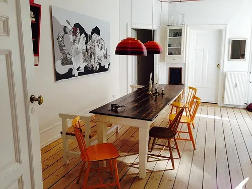 Our cool apartment in Copenhagen rented through AirBnB Photo: Heatheronhertravels.com