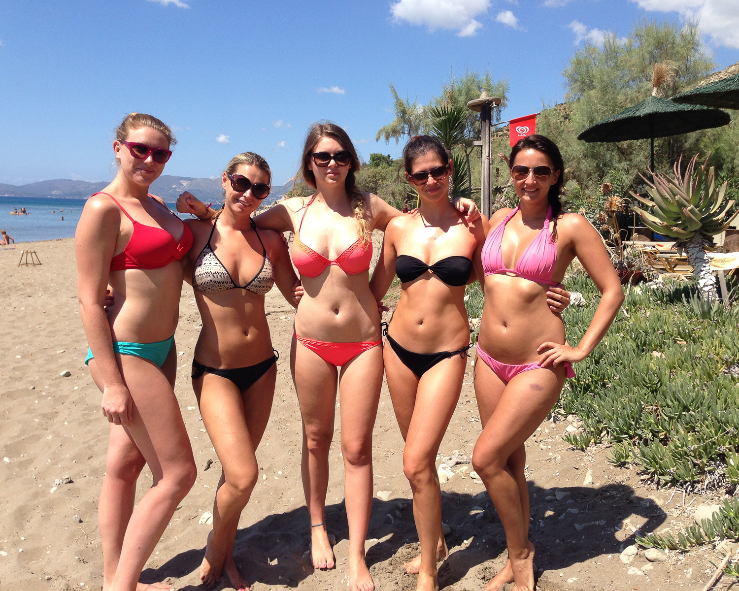 6 things the English girls get wrong on the beach in Greece! photo