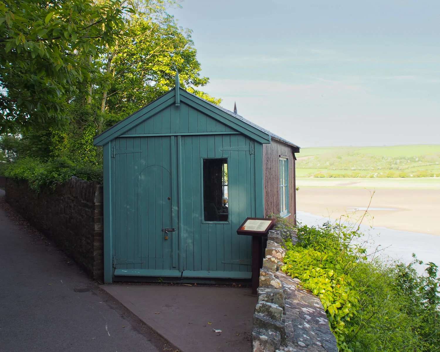 Dylan Thomas writing shed Laugharne Wales Photo Heatheronhertravels.com