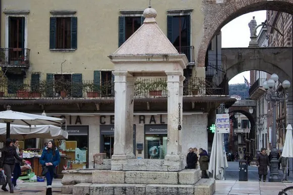 Piazza dei Signori in Verona, Italy