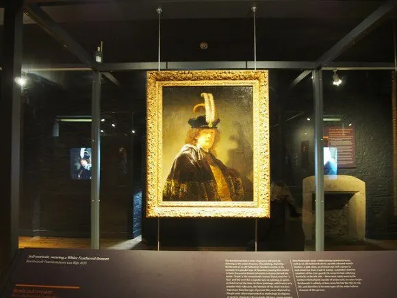 The Rembrandt self-portrait at Buckland Abbey in Devon Photo: Heatheronhertravels