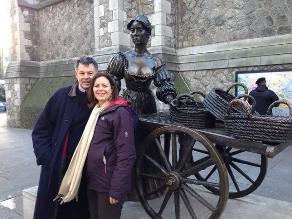 Molly Mallone Statue in Dublin Photo: Heatheronhertravels.com