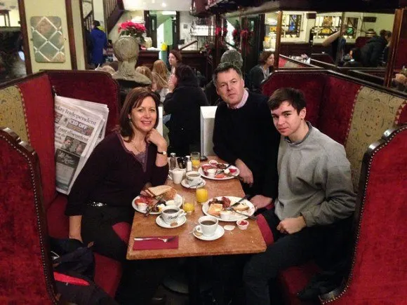 Brunch at Bewley's Oriental Cafe in Dublin Photo: Heatheronhertravels.com