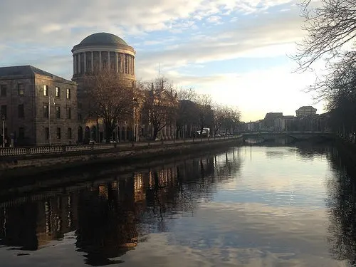 The Four Courts by the Liffey in Dublin Photo: Heatheronhertravels.com