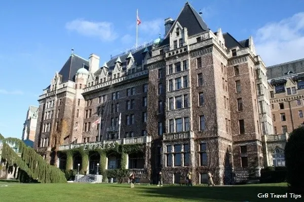 Empress Hotel, Victoria, BC Photo: gr8traveltips.com