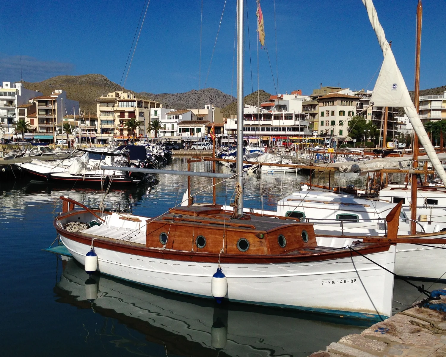 Port de Pollenca in Mallorca Photo Heatheronhertravels.com