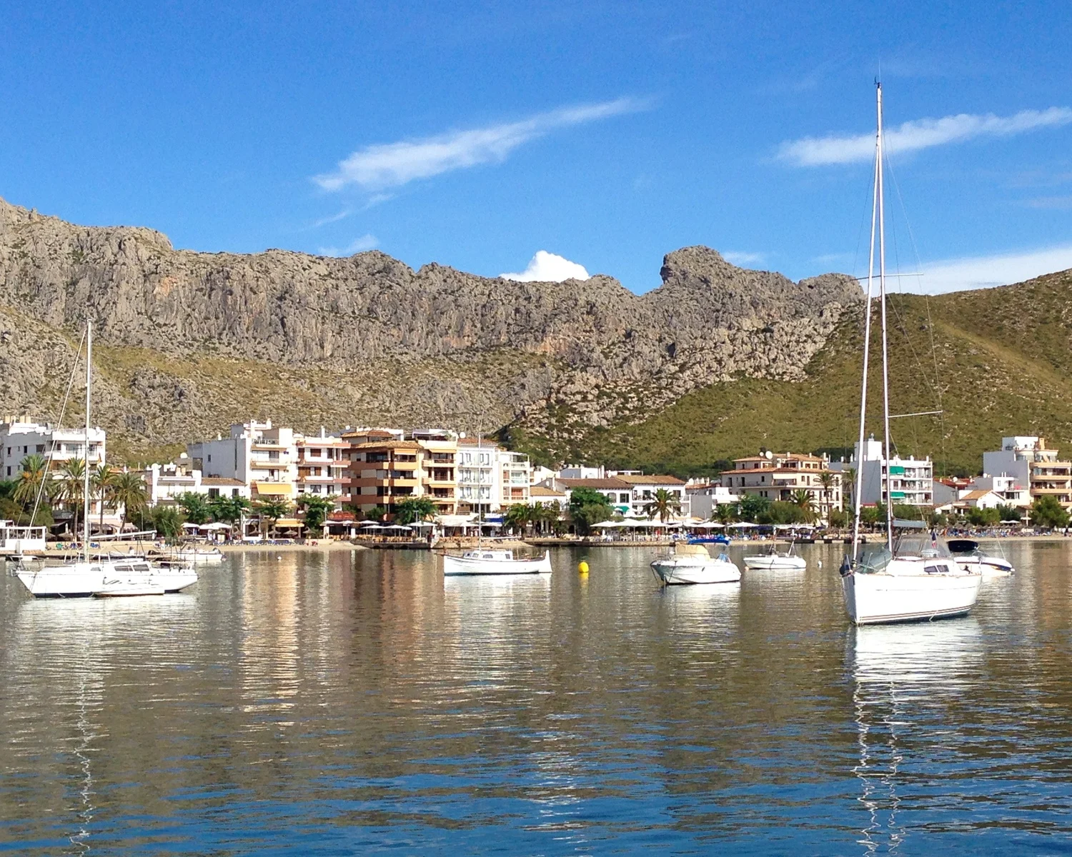 Port de Pollenca in Mallorca Photo Heatheronhertravels.com