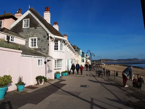 The promenade at Lyme Regis Photo: Heatheronhertravels.com