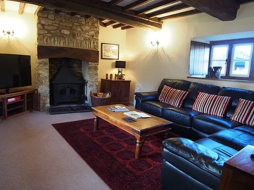 Sitting room in Briar Cottage in Red Doors Farm Photo: Heatheronhertravels.com