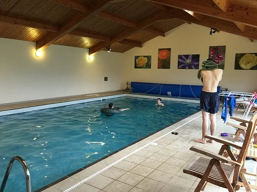 Swimming pool at Red Doors Farm Photo: Heatheronhertravels.com