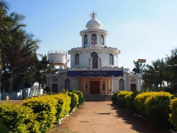 Church at P. Yaleru, Andhra Pradesh, India Photo: Heatheronhertravels.com