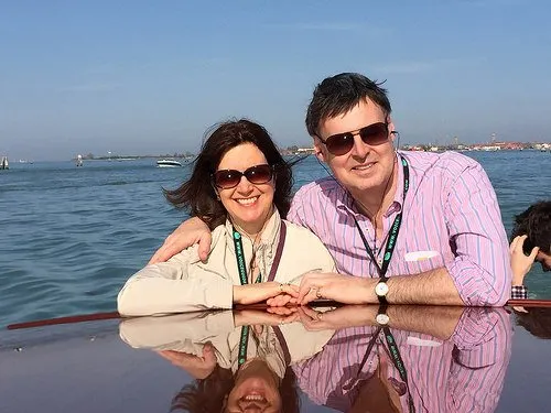 Heather & Guy on our Walks of Italy Boat Tour Photo: Heatheronhertravels.com