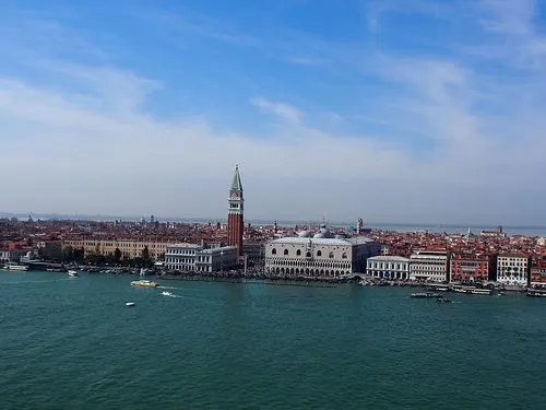 View of San Marco from the bell tower of San Georgio in Venice Photo: Heatheronhertravels.com