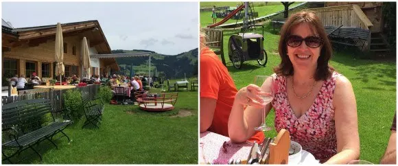 Stopping for lunch in Wilder Kaiser, Austria Photo: Heatheronhertravels.com