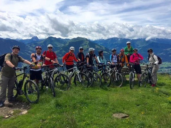 Mountian Biking in Wilder Kaiser as part of Alpine Sports Week Photo: Heatheronhertravels.com