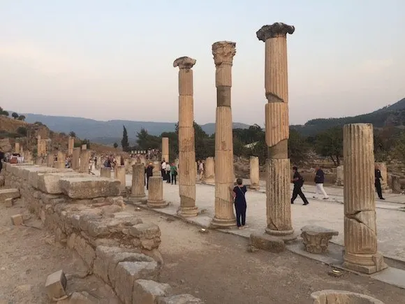 Evening at Ephesus, Turkey