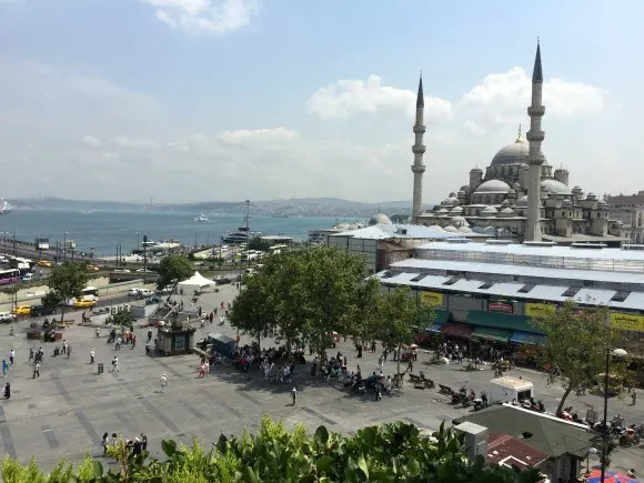 View of the Spice Market from Hamdi restaurant Photo: Heatheronhertravels.com