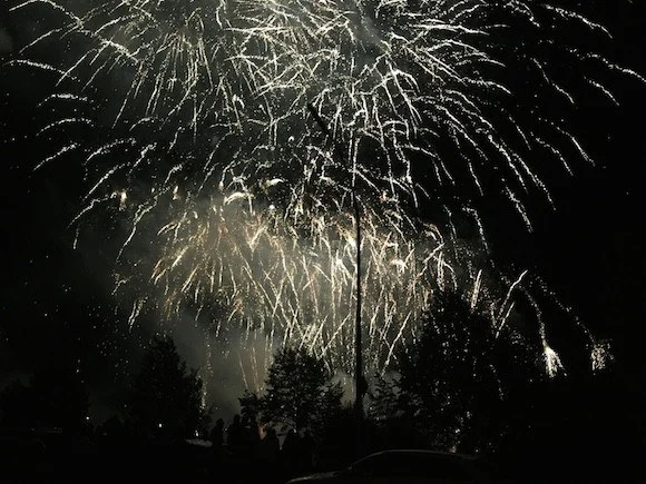 Firework Display at the Grevenmacher Wine Festival Photo: Heatheronhertravels.com