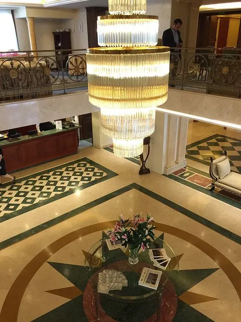 Reception of Electra Palace Hotel Athens Photo: Heatheronhertravels.com