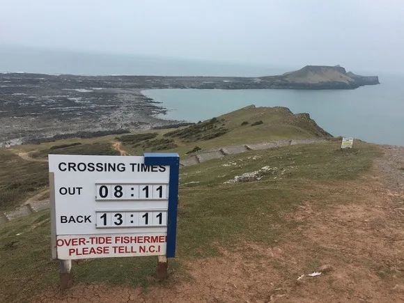 The causeway at Worm's Head on the Gower, Wales Heatheronhertravels.com