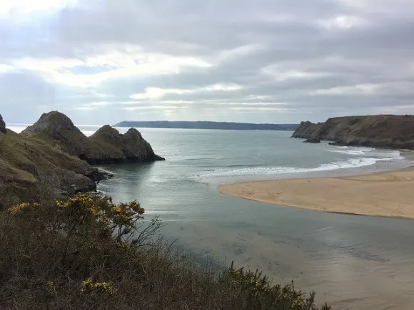 Three Cliffs Bay in the Gower, Wales Heatheronhertravels.com