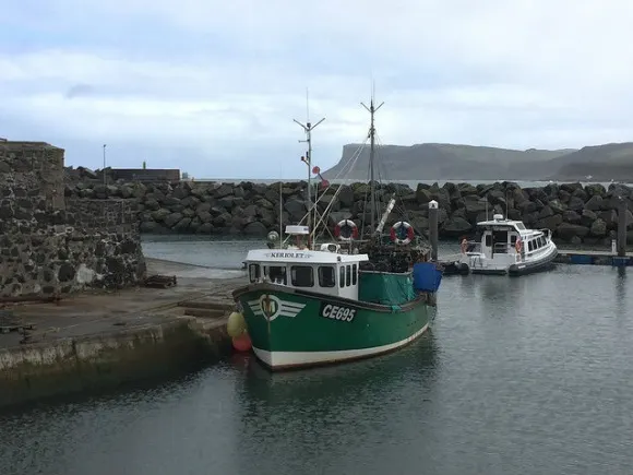 The harbour at Ballycastle Heatheronhertravels.com