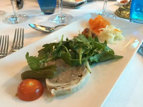 Lunch on our Uniworld Cruise Photo: Heatheronhertravels.com