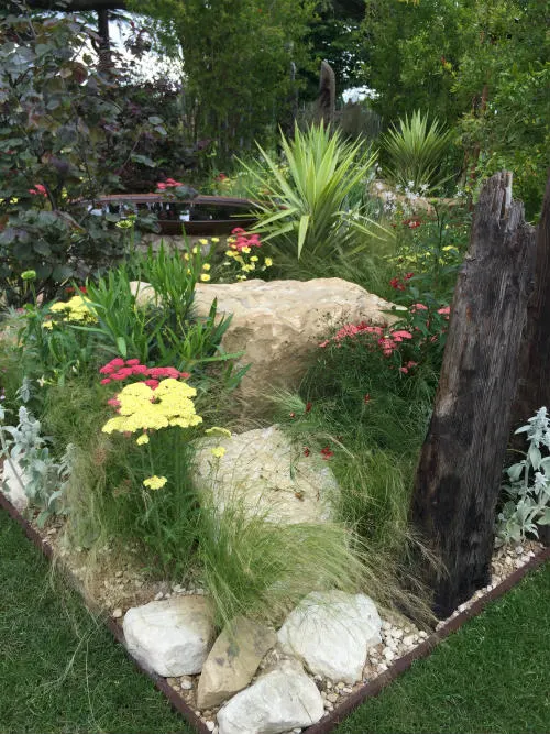 Austin Garden at RHS Hampton Court Flower Show Photo Heatheronhertravels.com