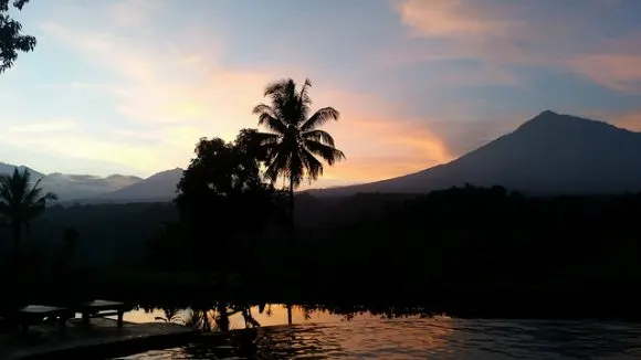 Ijen - view from Ijen Resort over to volcanoes Photo: Heatheronhertravels.com