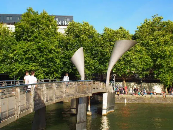 Pero's Bridge in Bristol Harbour