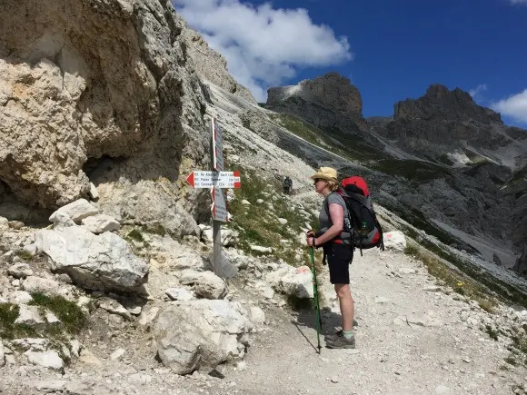 Hiking in the Dolomites