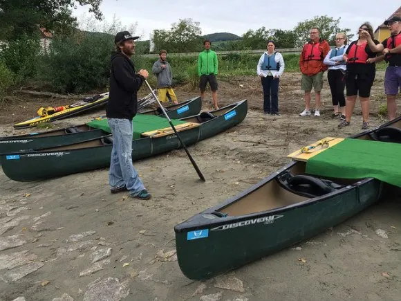 Instructions for our canoe trip on the Danube Photo: Heatheronhertravels.com