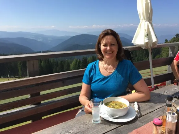 Lunch at Messenerjoch in South Tyrol Photo: Heatheronhertravels.com