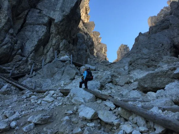  Climbing up the Coronelle Pass Photo: Heatheronhertravels.com