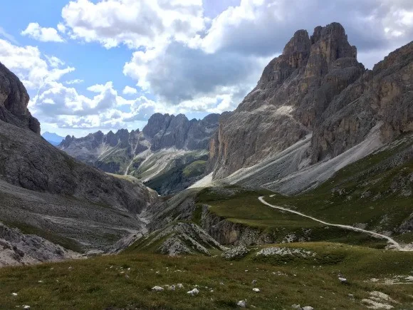 Hiking in the Rosengarten Photo: Heatheronhertravels.com