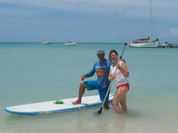 Paddleboarding in Aruba Photo: Heatheeronhertravels.com