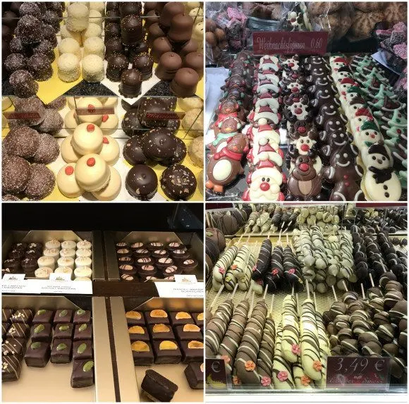 Chocolates at Christmas in Coburg