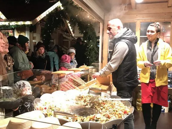 Food in the Christmas market at Coburg Photo: Heatheronhertravels.com