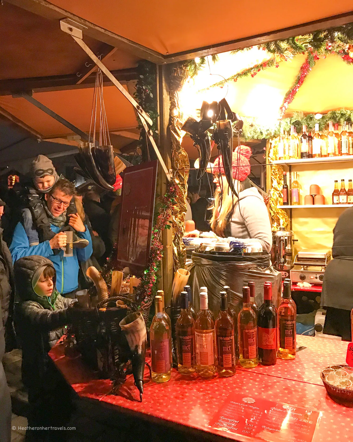 Gluhwein to drink at the Christmas markets in Coburg