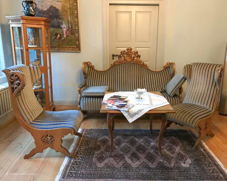 Sitting room at Hotel Villa Victoria in Coburg