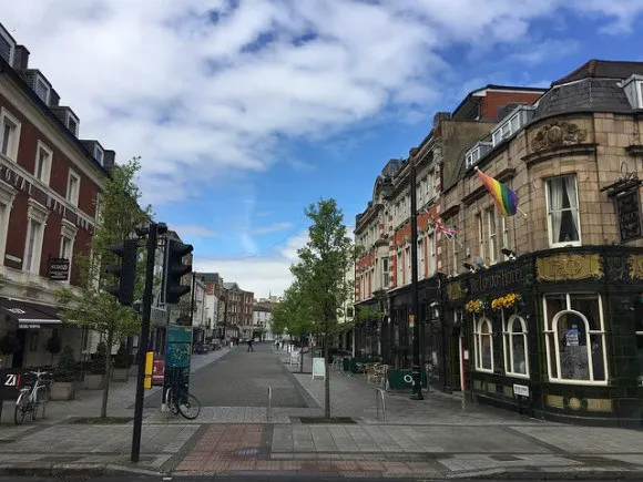 Oxford Street, Southampton's restaurant quarter - places to eat in Southampton Photo: Heatheronhertravels.com