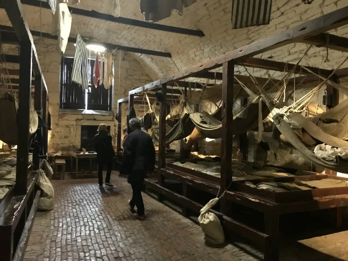 Prisons at Edinburgh Castle photo: Heatheronhertravels.com