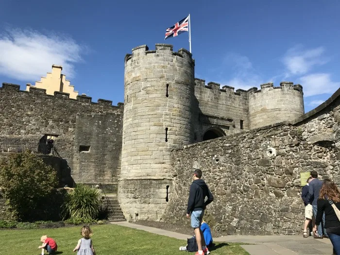 Queen Anne gardens at Stirling castle