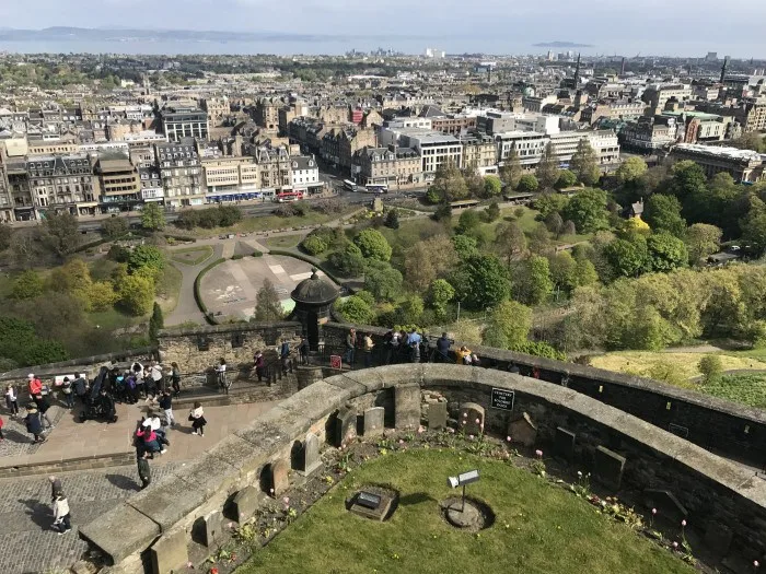 view from Edinburgh Castle