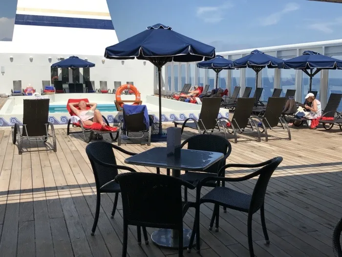 Lido deck on Aegean Odyssey